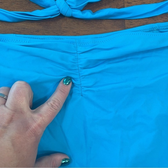 NWT Blooming Jelly bright blue 2 piece swimsuit size XL - Picture 6 of 7